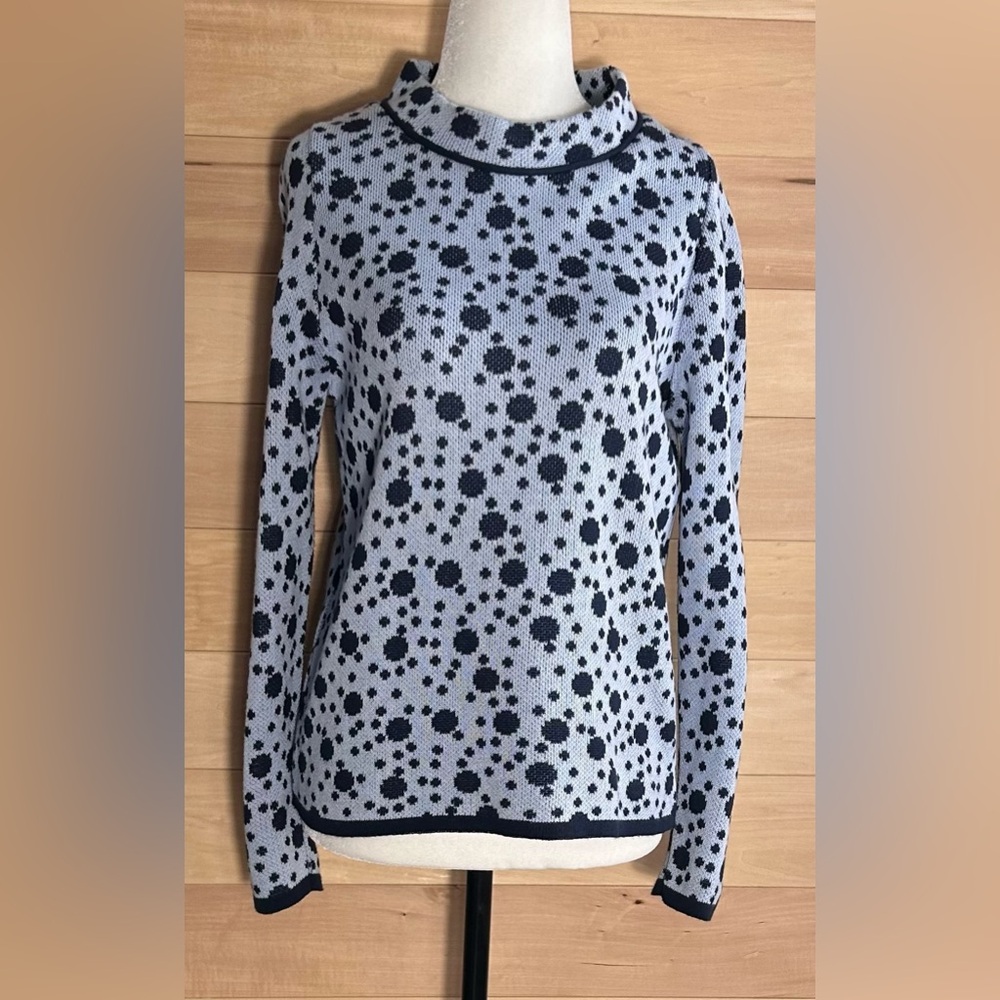Skovhuus Scandinavian Knit Sweater – Size Small Fits Like Medium Navy light blue